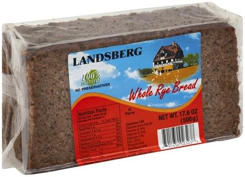 Landsberg Whole Rye Bread - 17.6 oz