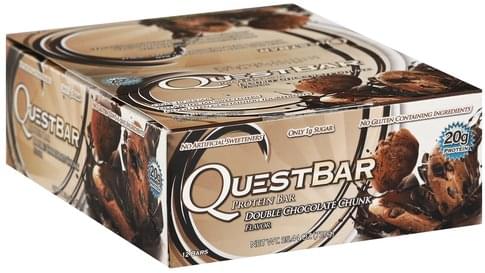 Quest Double Chocolate Chunk Flavor Protein Bar - 12 ea