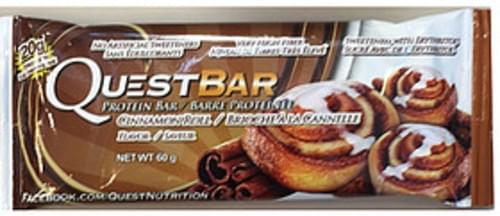 Quest Bar Cinnamon Roll Protein Bar - 60 g
