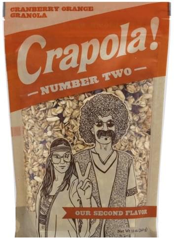 Crapola Cranberry Orange Number Two Granola 12 Oz Nutrition Information Innit