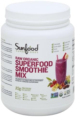 Super Foods Raw Organic, Superfood Smoothie Mix - 2.2 lb