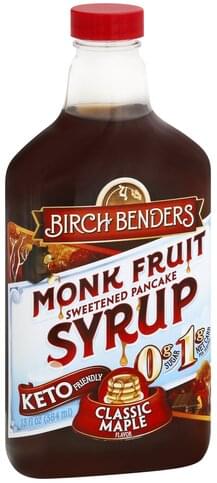 Birch Benders Classic Maple Flavor Monk Fruit Syrup - 13 oz