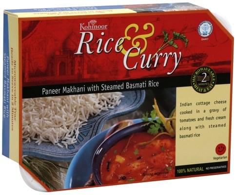 Kohinoor Paneer Makhani with Steamed Basmati Rice - 350 g