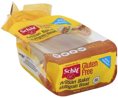 Schar Artisan Baker, Gluten Free, Multigrain Bread - 14.1 oz, Nutrition