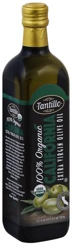 Tantillo Extra Virgin, 100% Organic, California Olive Oil - 25.5 oz