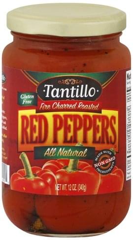 Tantillo Fire Charred Roasted Red Peppers - 12 oz