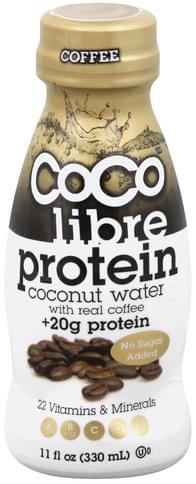 Coco Libre Protein, Coffee Coconut Water - 11 oz