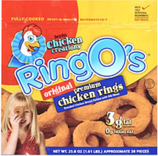 Heidi's Chicken Creations Ringo's Original Premium Chicken Rings 25.8