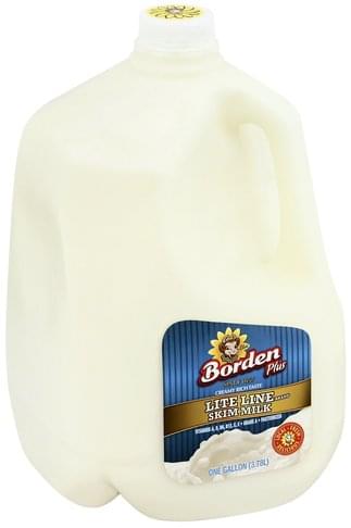 Borden Lite Line, Skim Milk Milk - 1 gl