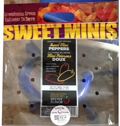 Divine Flavor Sweet Mini Peppers - 85 g