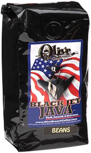 Olive Branch Coffee Coffee Black Jet Java - 12 oz, Nutrition ...