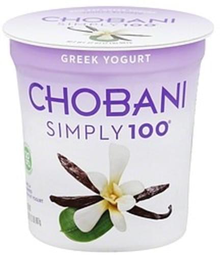 Chobani Greek, Non-Fat, Vanilla Blended Yogurt - 32 oz