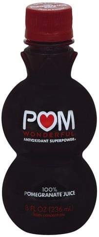 Pom wonderful nutrition label