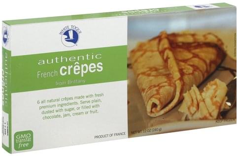 White Toque Authentic French Crepes - 6 ea