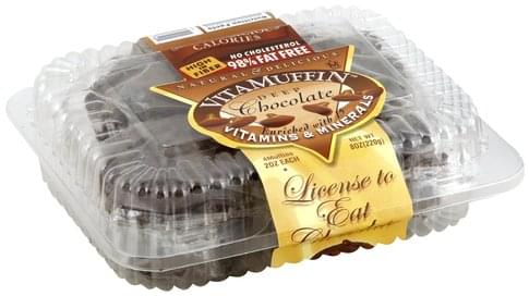 VitaMuffin Deep Chocolate Muffins - 4 ea