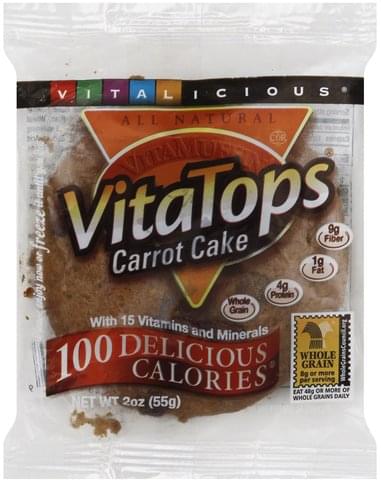 Vitalicious Carrot Cake VitaTops - 2 oz