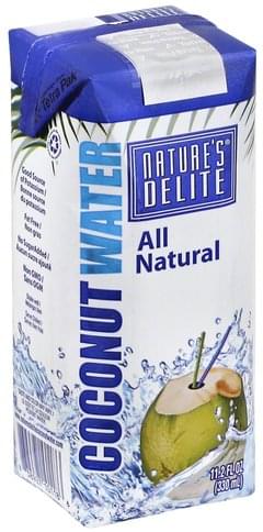 Natures Delite Coconut Water - 11.2 oz