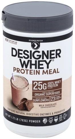 Designer Protein Milk Chocolate, Powder Protein Meal - 1.72 lb
