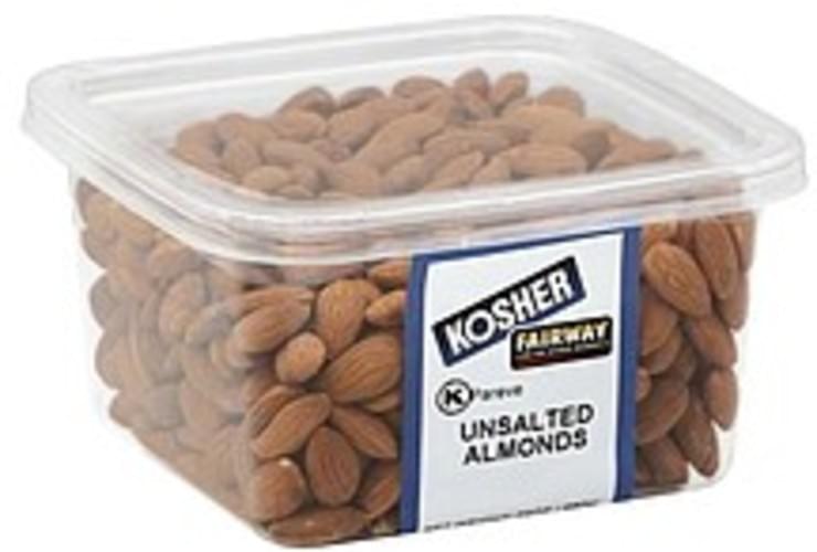 Fairway Unsalted Almonds 24 oz, Nutrition Information Innit
