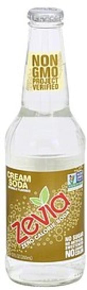 Zevia Zero Calorie, Cream Soda Soda - 12 oz