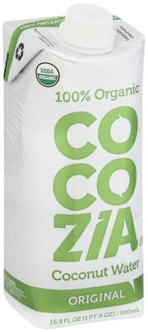 Cocozia 100% Organic, Original Coconut Water - 16.9 oz