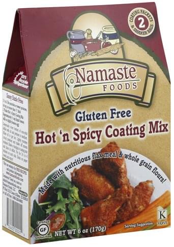 Namaste Foods Hot 'N Spicy Coating Mix - 6 oz