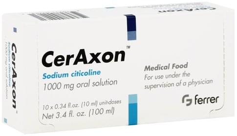 CerAxon 1000 mg, Oral Solution Sodium Citicoline - 10 ea, Nutrition ...