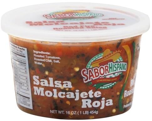 Sabor Hispano Red Fire Roasted Salsa - 16 oz