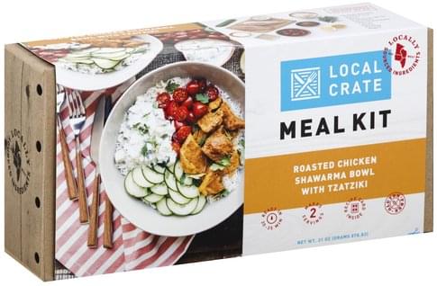 Local Crate Roasted Chicken Shawarma Bowl with Tzatziki Meal Kit - 31 oz