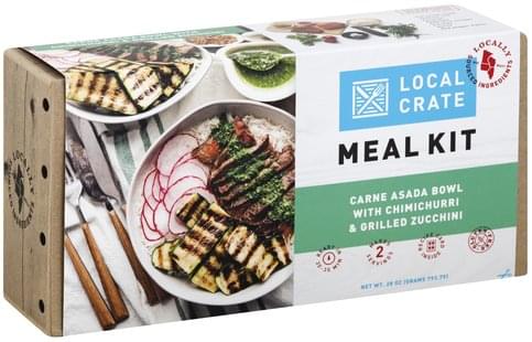 Local Crate Carne Asada Bowl with Chimichurri & Grilled Zucchini Meal Kit - 28 oz