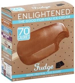 Enlightened Ice Cream Bars Low Fat, Fudge