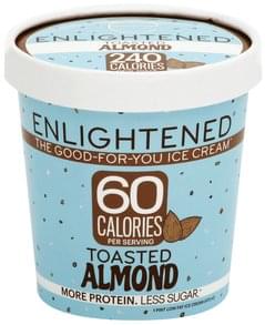 Enlightened Ice Cream Low Fat, Toasted Almond