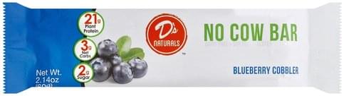 Ds Naturals Blueberry Cobbler No Cow Bar - 2.14 oz
