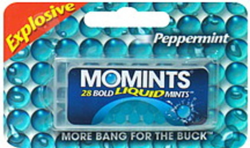 Momints Peppermint Bold Liquid Mints 28 ea, Nutrition Information Innit