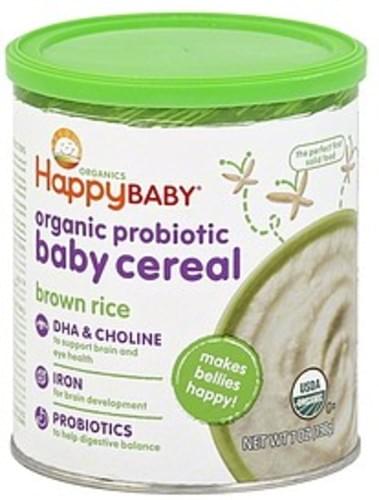 happy baby probiotic oatmeal