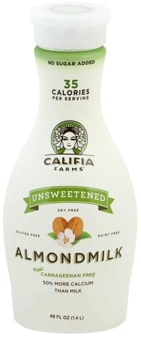 Califia Farms Unsweetened Almond Milk - 48 oz