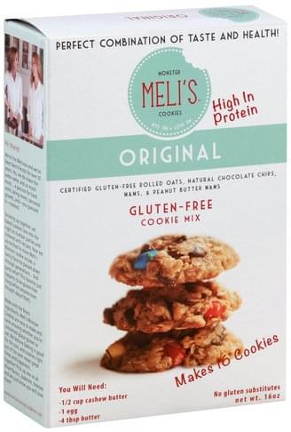 Melis Monster Cookies Gluten-Free, Original Cookie Mix - 16 oz ...
