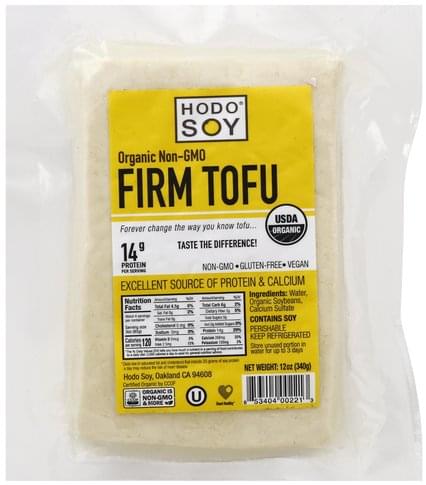 Hodo Soy Organic Non-GMO, Firm Tofu - 12 oz