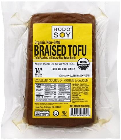 Hodo Soy Organic Non-GMO, Braised Tofu - 8 oz
