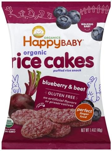 happy baby organic rice cakes
