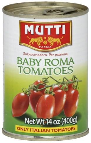 Mutti Baby Roma Tomatoes 14 Oz Nutrition Information Innit