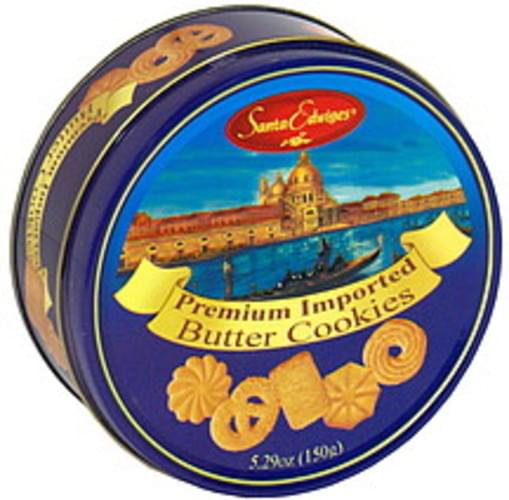 Santa Edwiges Premium Imported Butter Cookies 5.29 oz, Nutrition