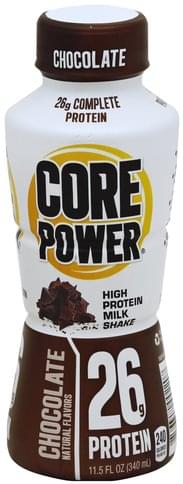core power high protein milk shake chocolate