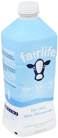 Fairlife Ultra-Filtered, Fat Free Milk - 52 oz