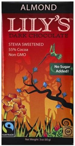 Lilys Almond, 55% Cocoa Dark Chocolate - 3 oz