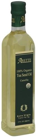 Arette Extra Virgin, 100% Organic Tea Seed Oil - 17 oz