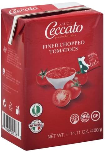 Ceccato Tomatoes, Fine Chopped Sauce - 14.11 oz