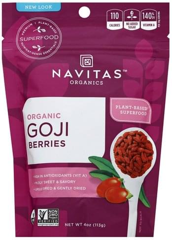 Navitas Organic Goji Berries - 4 oz