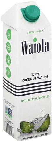 Waiola 100% Coconut Water - 33.8 oz