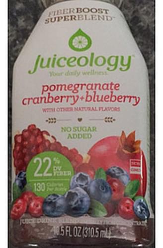 Juiceology Pomegranate Cranberry & Blueberry Fruit Drink Blend - 240 ml